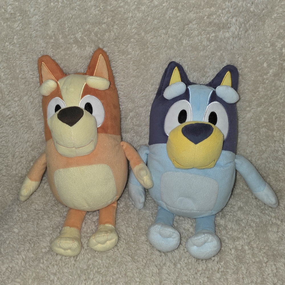 Talking Bluey And Bingo Plush Toy Set